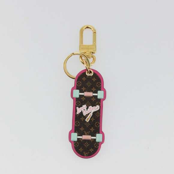 LOUIS VUITTON Porte Cles LV Skateboard Sleutelhanger Roze M69006 LV Auth 177355A