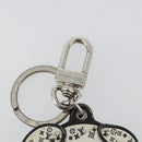 LOUIS VUITTON Porte Cles LV Dalmatia Key Holder Rubber White M00746 Auth 177356-3