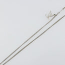 LOUIS VUITTON Eclipse Collier Charms Necklace Silver tone M63641 LV Auth 177357A-14