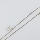 LOUIS VUITTON Eclipse Collier Charms Necklace Silver tone M63641 LV Auth 177357A-15