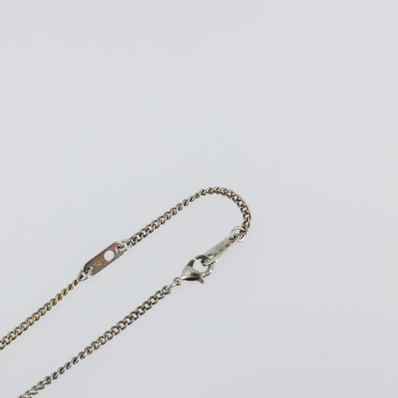 LOUIS VUITTON Eclipse Collier Charms Necklace Silver tone M63641 LV Auth 177357A