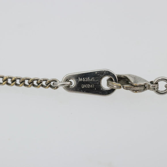 LOUIS VUITTON Eclipse Collier Charms Necklace Silver tone M63641 LV Auth 177357A