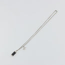 LOUIS VUITTON Eclipse Collier Charms Necklace Silver tone M63641 LV Auth 177357A-2