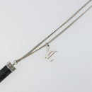 LOUIS VUITTON Eclipse Collier Charms Necklace Silver tone M63641 LV Auth 177357A-4