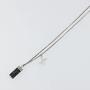 LOUIS VUITTON Eclipse Collier Charms Necklace Silver tone M63641 LV Auth 177357A-5