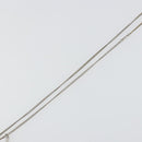 LOUIS VUITTON Eclipse Collier Charms Necklace Silver tone M63641 LV Auth 177357A-6