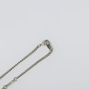 LOUIS VUITTON Eclipse Collier Charms Necklace Silver tone M63641 LV Auth 177357A-8