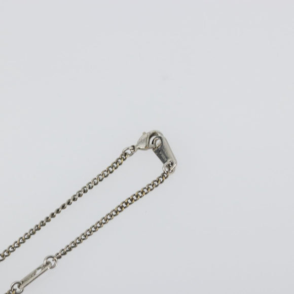 LOUIS VUITTON Eclipse Collier Charms Necklace Silver tone M63641 LV Auth 177357A