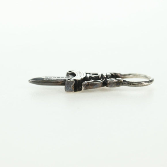 Chrome Hearts Dagger Charm Pendant Top Ag925 Silver Auth 177358V