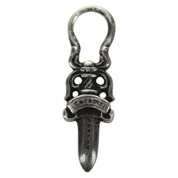 Chrome Hearts Dagger Charm Pendant Top Ag925 Silver Auth 177358V