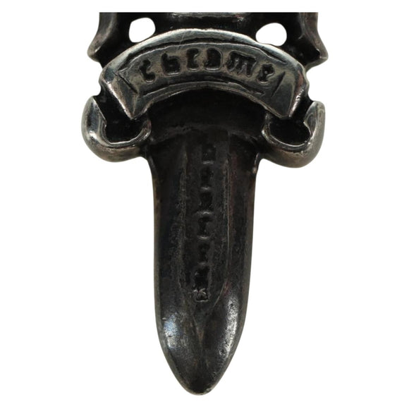 Chrome Hearts Dagger Charm Pendant Top Ag925 Silver Auth 177358V