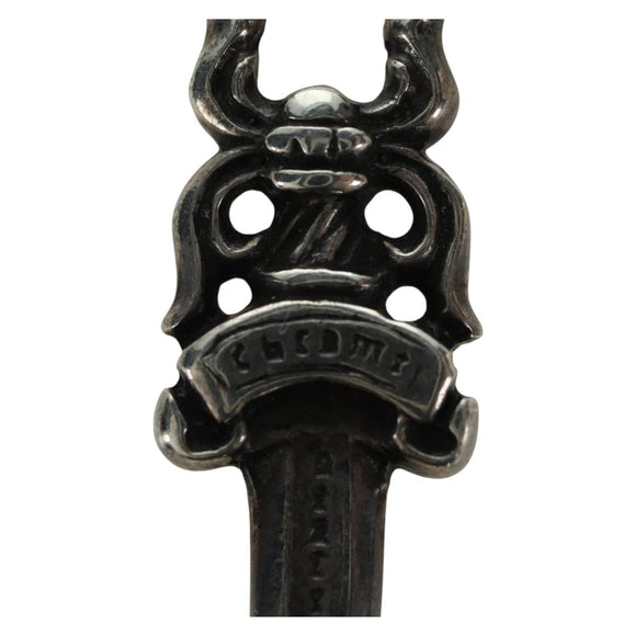Chrome Hearts Dagger Charm Pendant Top Ag925 Silver Auth 177358V