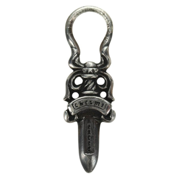Chrome Hearts Dagger Charm Pendant Top Ag925 Silver Auth 177358V