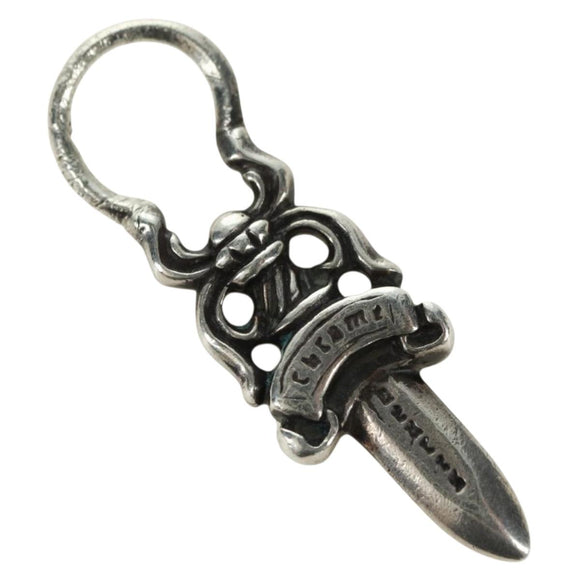 Chrome Hearts Dagger Charm Pendant Top Ag925 Silver Auth 177359V