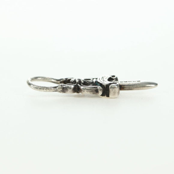 Chrome Hearts Dagger Charm Pendant Top Ag925 Silver Auth 177359V