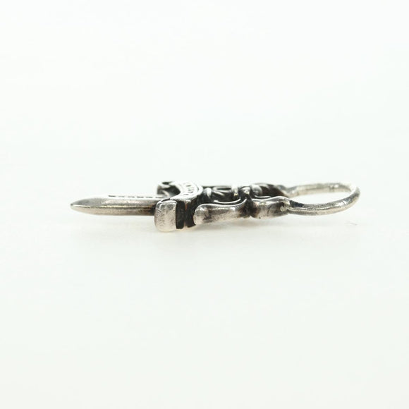 Chrome Hearts Dagger Charm Pendant Top Ag925 Silver Auth 177359V