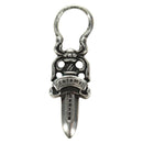 Chrome Hearts Dagger Charm Pendant Top Ag925 Silver Auth 177359V-2