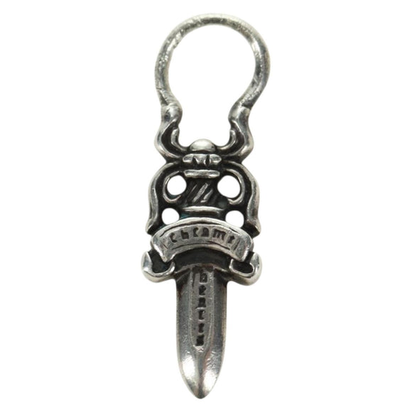 Chrome Hearts Dagger Charm Pendant Top Ag925 Silver Auth 177359V