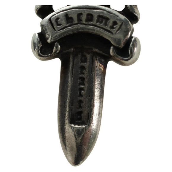 Chrome Hearts Dagger Charm Pendant Top Ag925 Silver Auth 177359V