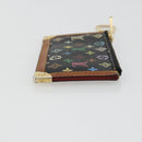 LOUIS VUITTON Monogram Multicolor Pochette Cles Purse Black M13664 Auth 177361-4