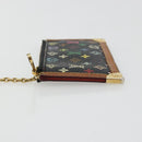 LOUIS VUITTON Monogram Multicolor Pochette Cles Purse Black M13664 Auth 177361-5