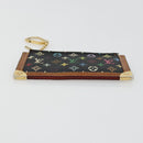 LOUIS VUITTON Monogram Multicolor Pochette Cles Purse Black M13664 Auth 177361-7