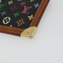 LOUIS VUITTON Monogram Multicolor Pochette Cles Purse Black M13664 Auth 177361-8
