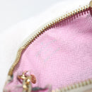 LOUIS VUITTON Multicolor Pochette Cles NM Purse White M93734 Auth 177362-10
