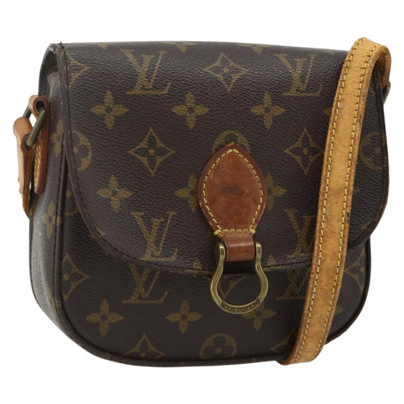 LOUIS VUITTON Monogram Saint Cloud PM Shoulder Bag M51244 LV Auth 177421