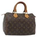 LOUIS VUITTON Monogram Speedy 25 Hand Bag M41528 LV Auth 177422-1