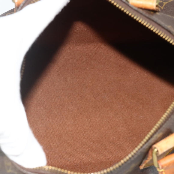 LOUIS VUITTON Monogram Speedy 25 Hand Bag M41528 LV Auth 177422