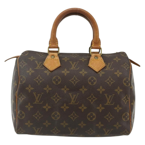 LOUIS VUITTON Monogram Speedy 25 Hand Bag M41528 LV Auth 177422