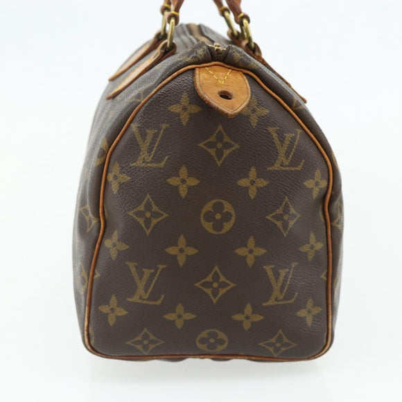 LOUIS VUITTON Monogram Speedy 25 Hand Bag M41528 LV Auth 177422