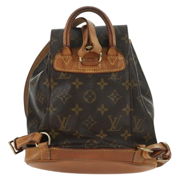 LOUIS VUITTON Monogram Montsouris PM Backpack M51137 LV Auth 177423A
