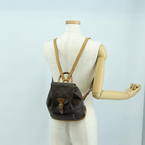 LOUIS VUITTON Monogram Montsouris PM Backpack M51137 LV Auth 177423A