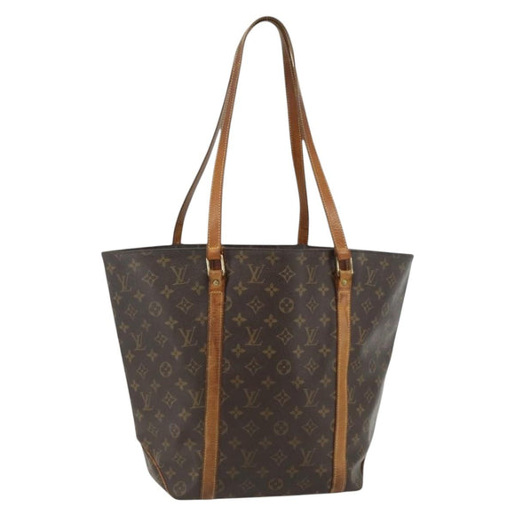LOUIS VUITTON Monogram Sac Shopping Tote Bag M51108 LV Auth 177425