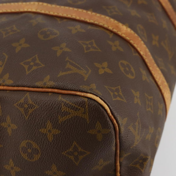 LOUIS VUITTON Monogram Sac Souple 35 Boston Bag M41626 LV Auth 177427