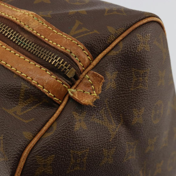 LOUIS VUITTON Monogram Sac Souple 35 Boston Bag M41626 LV Auth 177427