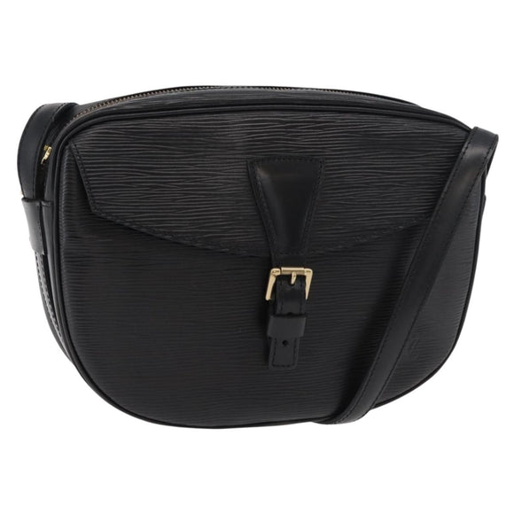 LOUIS VUITTON Epi Jeune Fille MM Shoulder Bag Black M52152 LV Auth 177429A