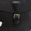 LOUIS VUITTON Epi Jeune Fille MM Shoulder Bag Black M52152 LV Auth 177429A-18
