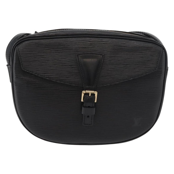 LOUIS VUITTON Epi Jeune Fille MM Shoulder Bag Black M52152 LV Auth 177429A