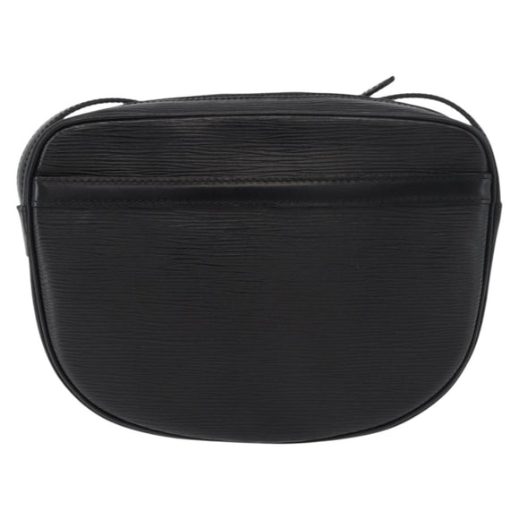 LOUIS VUITTON Epi Jeune Fille MM Shoulder Bag Black M52152 LV Auth 177429A