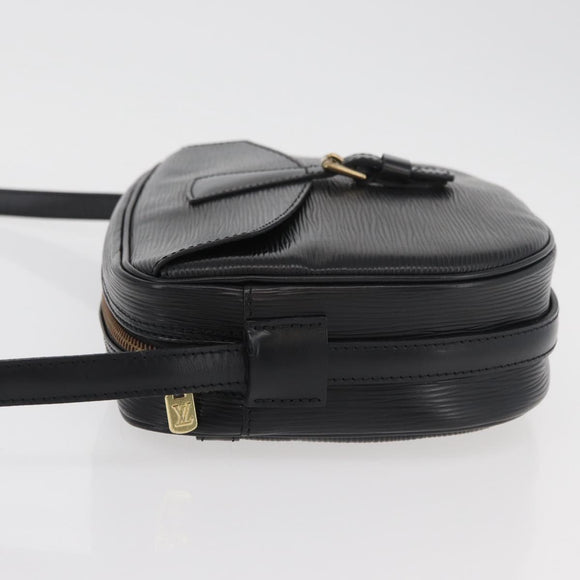 LOUIS VUITTON Epi Jeune Fille MM Shoulder Bag Black M52152 LV Auth 177429A