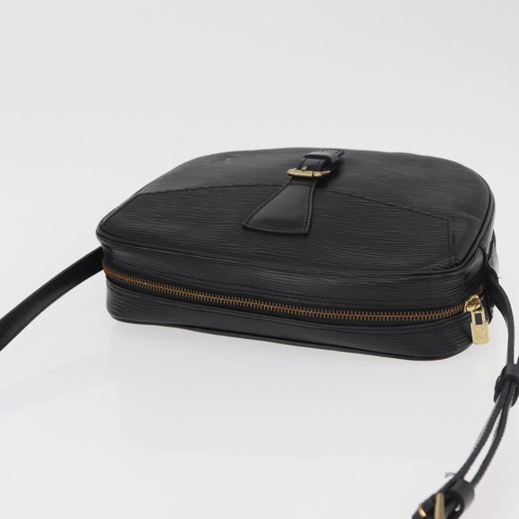 LOUIS VUITTON Epi Jeune Fille MM Shoulder Bag Black M52152 LV Auth 177429A