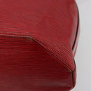 LOUIS VUITTON Epi Sac Depaule GM Shoulder Bag Red M80197 LV Auth 177430-15