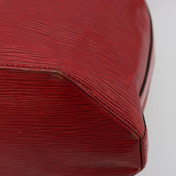 LOUIS VUITTON Epi Sac Depaule GM Shoulder Bag Red M80197 LV Auth 177430