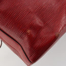 LOUIS VUITTON Epi Sac Depaule GM Shoulder Bag Red M80197 LV Auth 177430-10