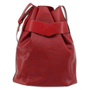 LOUIS VUITTON Epi Sac Depaule GM Shoulder Bag Red M80197 LV Auth 177430-13