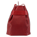 LOUIS VUITTON Epi Sac Depaule GM Shoulder Bag Red M80197 LV Auth 177430-2