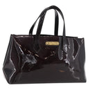 LOUIS VUITTON Monogram Vernis Wilshire PM Hand Bag Amarante M93641 Auth 177431-1